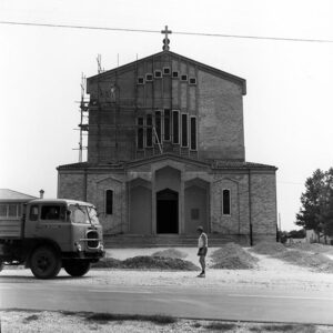 Chiesa di Mazzocco in costruzione